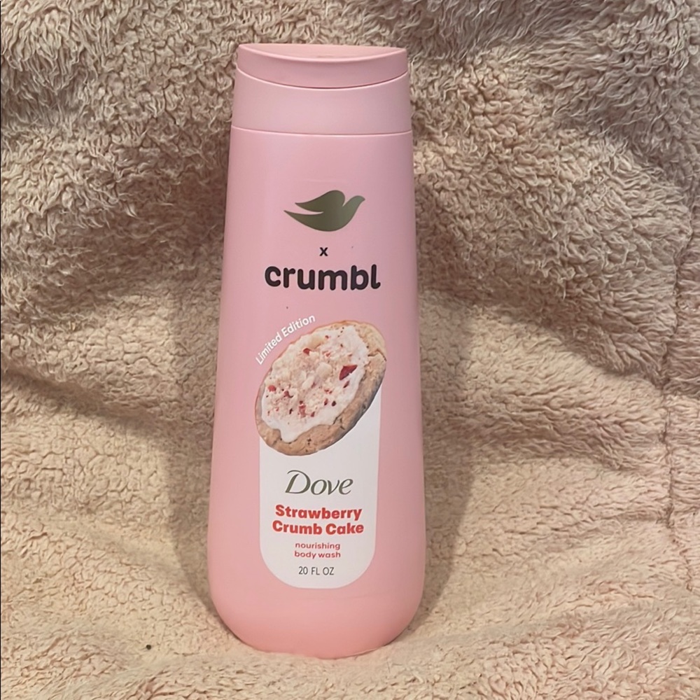 Dove x Crumbl Strawberry Crumb Cake Body Wash- LIMITED EDITION